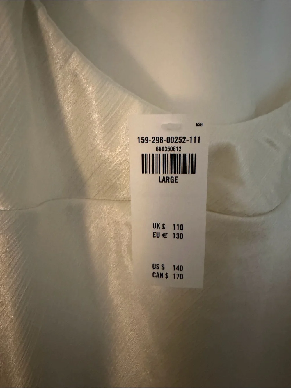 Abercrombie & Fitch Cream Maxi Slip Dress